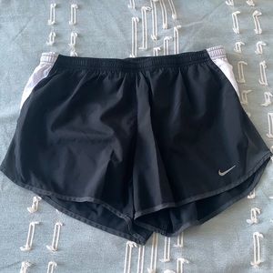 Nike running shorts. Size L. Black and white.